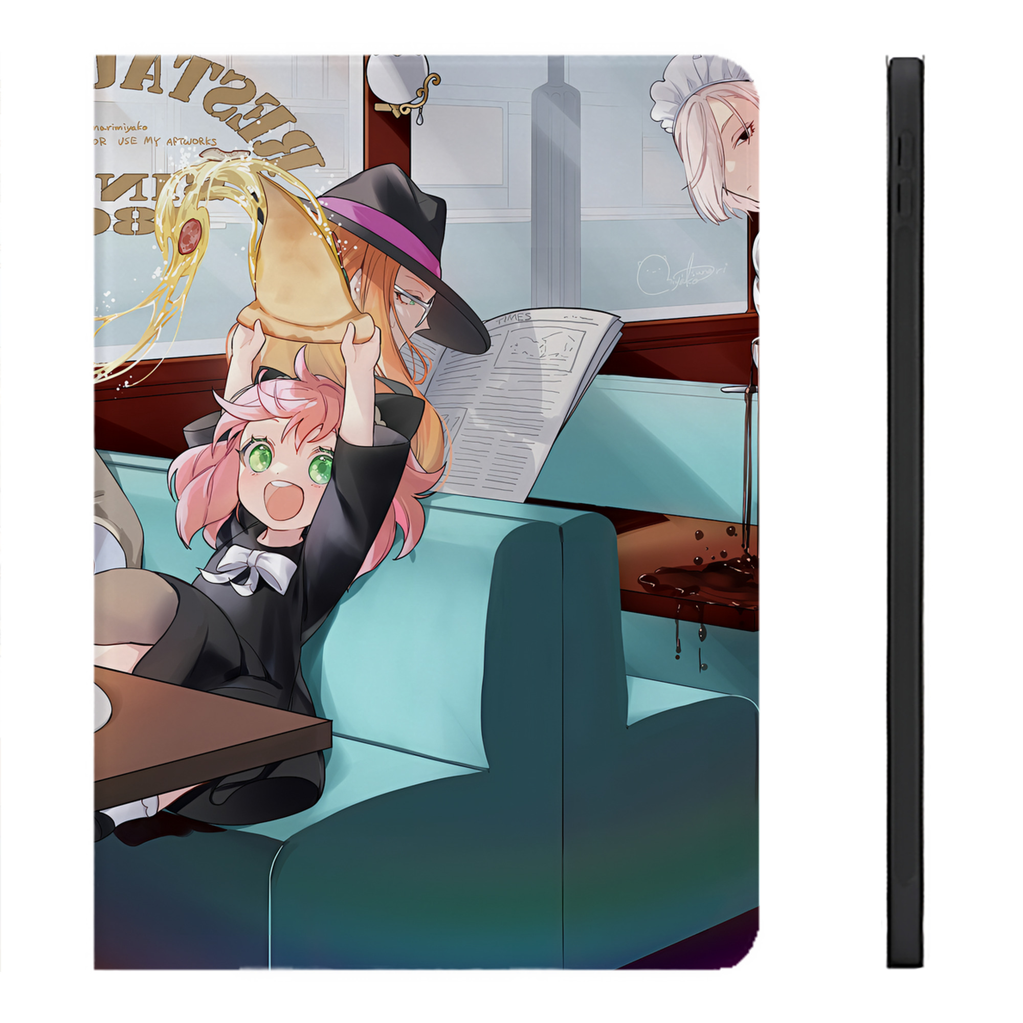 （画像用） SPY×FAMILY间谍家家酒 IPadケース ペンホルダー付き ブックスタイルデザイン